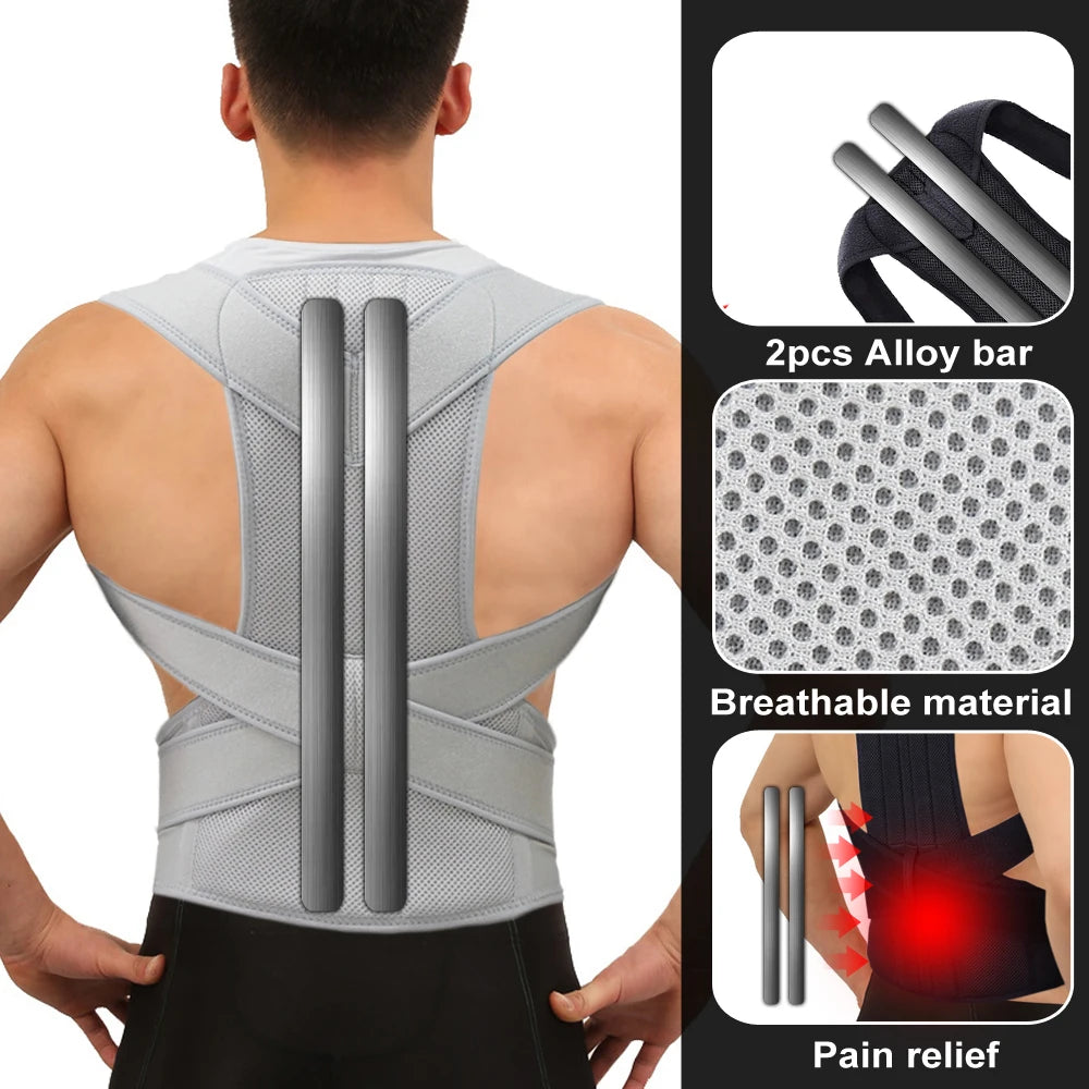 Corrector de postura y soporte lumbar
