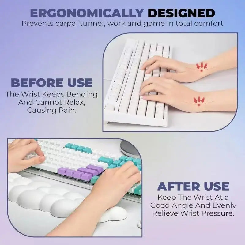 Nube – Reposamuñecas ergonómico para escritorio